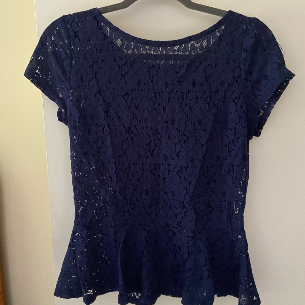 Gap Lace Peplum Top